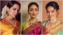 Ganesh Chaturthi: Exquisite Saree Goals From Madhuri Dixit, Yami Gautam, Kangana Ranaut 