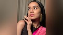 Shraddha Kapoor Exudes Glam Vibes With Her Pink Saree Look; Take A Look At Her Nail Caps Too! 