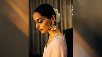 Manushi Chhillar Exudes Regal Vibes With Her Pink Floral Saree; Take A Look At Her Makeup Game Too! 