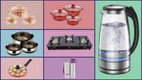 Hot Deals On Kitchen Essentials: Buy Stunning Electric Kettle, Gas Stove, Flask, Food Processor And More