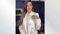 Jacqueline Fernandez Spotted In Beautiful White Formal Suit For The Promotions Of Her Film Attack