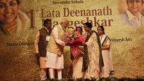 PM Narendra Modi Receives 1st Lata Deenanath Mangeshkar Award At Ceremony In Mumbai