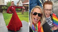 You Can Be Who You Want To Be: 16-YO School Boy Wears Red Ballgown To Prom, Delighted Twitterati Reacts