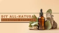 DIY All-Natural Mosquito Repellent Mason Jar