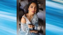 PS1 Promotions: Sobhita Dhulipala Looks Elegant In Sky Blue Saree [PICS]