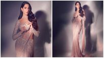 Nora Fatehi’s Sequin Saree Look Is Perfect For A Diwali Party! See Pics Here