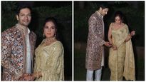 Ali Fazal And Richa Chadha Pick Ethnic Style For Their Cocktail Bash; See Pictures Here