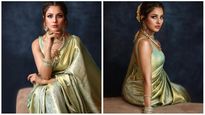 Shehnaaz Gill Looks Ethereal In Classic Kanjeevaram Saree; More Details About Her Ethnic Look
