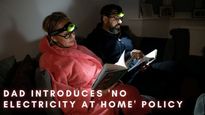 Bizarre! Dad Introduces A 'No Electricity At Home' Policy And Instructs Family To Wear Headlamps