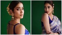 Janhvi Kapoor Oozes Elegance In Silk Saree, Aces The Quintessential Indian Look!