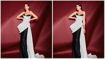 Nora Fatehi’s Black And White Gown Look Is All About Experimenting With Monochrome Trend, Pics!