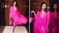 Paris Fashion Week: Priyanka Chopra Oozes Glam In Fuchsia Kaftan, Pics!