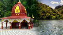 Enchanting Temple Of Goddess Renuka And Renuka Tal Far Above The Sea Level In Himachal