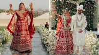  Meera Chopra-Rakshit Kejriwal Wedding: The Bride Picks Vibrant Red Lehenga Over Pastel Ensemble, Get Inspired