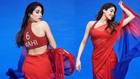 Janhvi Kapoor Serves Themed Fashion With Dual Tone Saree And Cricket-Inspired Blouse, Get Inspired!
