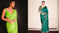 Sawan 2024: Velvet To Silk, Your Green Saree Style Tips Inspired By B-Town Beauties