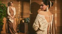  Sonam Kapoor Blends Tradition With Modernity In Rs 46,000 Crochet Blouse, Promotes Handmade Fashion!