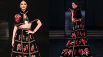 Ananya Panday Wows In Rohit Bal's Rose-Embroidered Lehenga At Lakmé Fashion Week, Inspires Modern Brides!