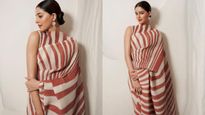 Ananya Panday’s Chic Striped Saree Serves Inspiration To Flaunt Retro Print, Know Its Price Here!