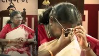 Watch: Visually Impaired Students Bring President Murmu To Tears With This Song