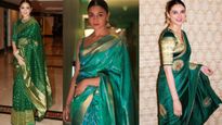 Looking For The Perfect Sawan Saree? These Celeb-Inspired Green Saree Looks Are Made For The Season!