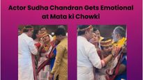 Actress Sudha Chandran Becomes Emotional at Mata Ki Chowki; Video Sparks Online Reactions