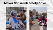 Ahead of Makar Sankranti, Surat Police Distribute Safety Gear to Protect Bikers From Dangerous ‘Manjha’