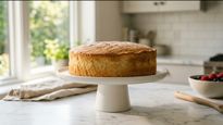Soft Bakery Style Sponge Vanilla Cake Recipe