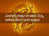 ಮಾರ್ಚ್‌ 17ಕ್ಕೆ ಮೀನದಲ್ಲಿ ಶುಕ್ರ ಸಂಚಾರ: ಇದು ನಿಮ್ಮ ರಾಶಿಯ ಮೇಲೆ ಬೀರುವ ಪ್ರಭಾವಗಳಿವು