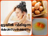 മുട്ടയും മുടിയും ഒത്തുച്ചേര്‍ന്നാല്‍..