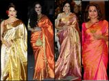 Bollywood Actresses In Kanjivaram Silk Sarees Take A Look