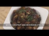 Water Chestnut And Mushroom Fry