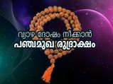 വ്യാഴദോഷം നീക്കാന്‍ പഞ്ചമുഖ രുദ്രാക്ഷം