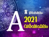 'A' യില്‍ പേര് തുടങ്ങുന്നവരാണോ? 2021ല്‍ നിങ്ങളുടെ ഫലം ഇതാണ്