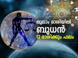 ബുധന്‍ തുലാം രാശിയില്‍; 12 രാശിക്കും ഭാഗ്യനിര്‍ഭാഗ്യങ്ങള്‍