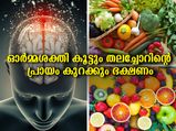 തലച്ചോറിനും ഓര്‍മ്മക്കും പ്രായമാവാതിരിക്കാന്‍ ഈ ഭക്ഷണങ്ങള്‍