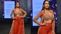 Lakme Fashion Week 2023 Malaika Arora Slays In Red Dress As Showstopper