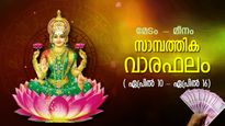 Weekly Finance Horoscope:ജോലി, സമ്പത്ത്‌; ഏപ്രില്‍ 10 മുതല്‍ 16 വരെ എല്ലാ രാശിക്കും സാമ്പത്തിക വാരഫലം