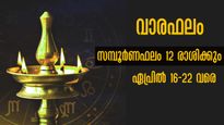 Weekly Horoscope: ഏപ്രില്‍ 16- 22 വരെ 12 രാശിക്കും മേടമാസ സമ്പൂര്‍ണവാരഫലം