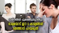 ഭാര്യയോട് ഈ 6 കാര്യങ്ങള്‍ തമാശയ്ക്ക് പോലും പറയരുത്; ഭര്‍ത്താവിന്റെ സമാധാനം തകരും