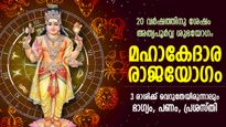 ഭാഗ്യനാളുകള്‍ മിഴിതുറന്നു, സര്‍വ്വവിധ ഐശ്വര്യം; മഹാകേദാര രാജയോഗം നല്‍കും 3 രാശിക്ക് അതിഗംഭീര നേട്ടം