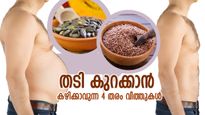 കൊഴുപ്പ് നീക്കും, ശരീരഭാരം കുറയ്ക്കാന്‍ സഹായിക്കും ഈ 4 വിത്തുകള്‍; തടി കുറക്കാന്‍ എളുപ്പവഴി