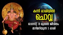 കന്നി രാശിയില്‍ ചൊവ്വ; ഓഗസ്റ്റ് 18 മുതല്‍ ഭാഗ്യം തെളിയുന്ന 5 രാശി, അസൂയപ്പെടുത്തുന്ന നേട്ടങ്ങള്‍