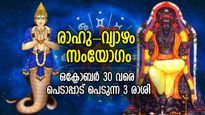 കണ്‍മുന്നില്‍ കഷ്ടകാലം, രാഹു-വ്യാഴം സംയോഗം; ഒക്ടോബര്‍ 30 വരെ ഈ 3 രാശിക്കാരുടെ ജീവിതം ദുരിതം