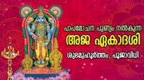 അശ്വമേധ യാഗത്തിന് സമം, കോടി പുണ്യം; പാപമോചന ഫലം നല്‍കുന്ന അജ ഏകാദശി
