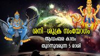 ദുരിതങ്ങള്‍ മായും, അളവറ്റ സമ്പത്ത്‌; ശനി-ശുക്ര സംയോഗം; ധനമഴയില്‍ നനയുന്ന 5 രാശി