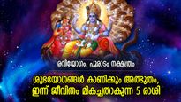 മിന്നിത്തിളങ്ങുന്ന നേട്ടങ്ങള്‍ സ്വന്തം, വിഷ്ണുഭഗവാന്റെ കടാക്ഷത്താല്‍ ഇന്ന് ഭാഗ്യം നേടുന്ന 5 രാശി
