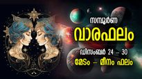 Weekly Horoscope: ജീവിതത്തിന് ഒരു പുതിയ ദിശ, വര്‍ഷാന്ത്യം ശുഭഫലം; ആഴ്ചഫലം 12 രാശിക്കും