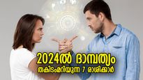 പങ്കാളിയുമായി പതിവായി വഴക്ക്, 2024ല്‍ ദാമ്പത്യം തകിടംമറിയുന്ന 7 രാശിക്കാര്‍