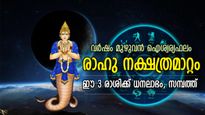 നിഴല്‍ഗ്രഹം രാഹുവിന്റെ ശുഭദൃഷ്ടി, ഈ 3 രാശിക്ക് നല്‍കും ഭാഗ്യവും സമ്പത്തും വര്‍ഷം മുഴുവന്‍